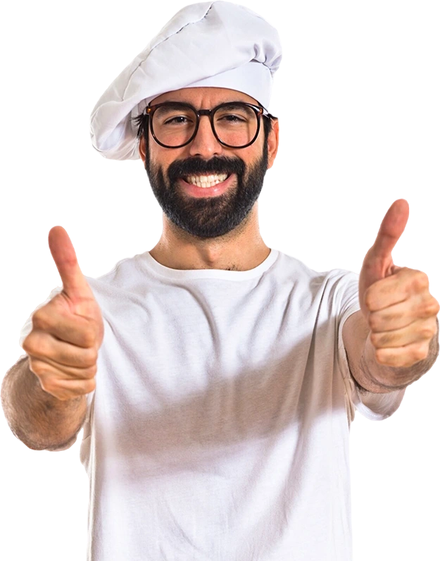 chef with thumb up